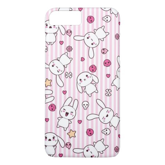 kawaii strepen patroon Case-Mate iPhone case (Achterkant)