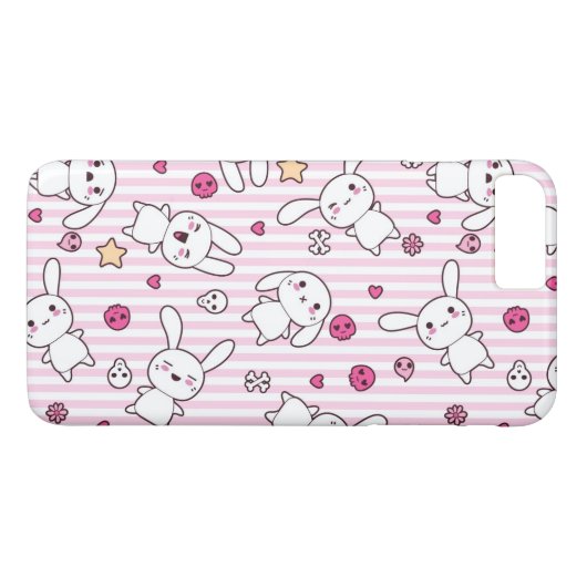 kawaii strepen patroon Case-Mate iPhone case (Achterkant (Horizontaal))