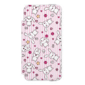 kawaii strepen patroon incipio iPhone portemonnee hoesje (Voorkant Agenda)
