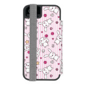 kawaii strepen patroon incipio iPhone portemonnee hoesje (Agenda Achterkant)