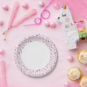 kawaii strepen patroon papieren bordje (Feest)