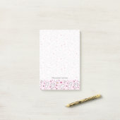 kawaii strepen patroon post-it® notes (Op bureau)