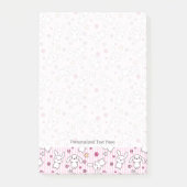 kawaii strepen patroon post-it® notes (Voorkant)