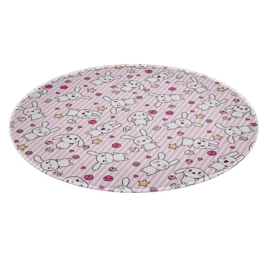 kawaii strepen patroon snijplank (Hoek)