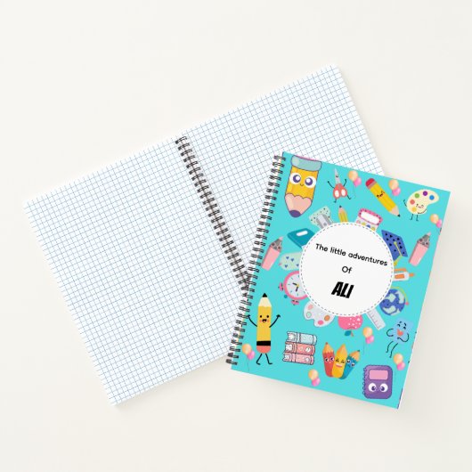 Kawaii studie notitieboek van kinderen (Binnen)