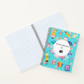 Kawaii Studiewervel Notitieboek voor Kinderen (Binnen)