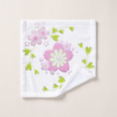 Kawaii Style Sakura Cherry Tree Blossom Bad Handdoek (Wasdoekje)