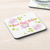Kawaii Style Sakura Cherry Tree Blossom Bier Onderzetter (Linkerzijde)