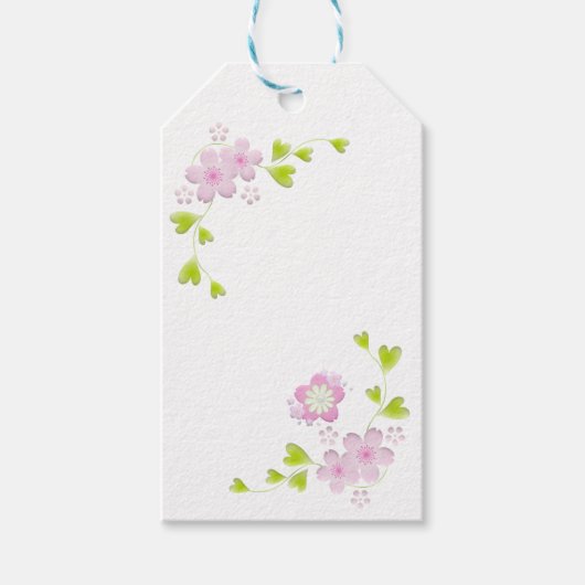 Kawaii Style Sakura Cherry Tree Blossom Cadeaulabel (Voorkant)