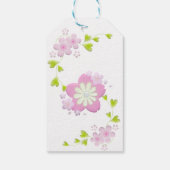 Kawaii Style Sakura Cherry Tree Blossom Cadeaulabel (Achterkant)