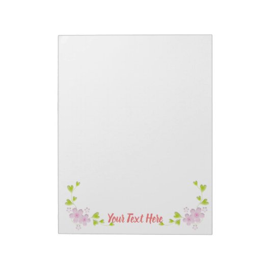 Kawaii Style Sakura Cherry Tree Blossom Notitieblok (Linkerzijde)