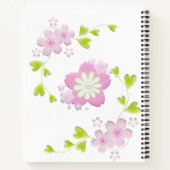 Kawaii Style Sakura Cherry Tree Blossom Notitieboek (Achterkant)