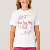 Kawaii Style Sakura Cherry Tree Blossom T-shirt (Voorkant)