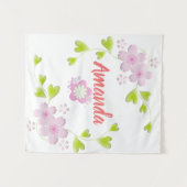 Kawaii Style Sakura Cherry Tree Blossom Wandkleed (Voorkant (horizontaal))