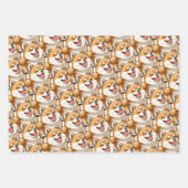 Kawaii Style Shiba Inu Gift Wrap Inpakpapier Vel (Voorkant 2)