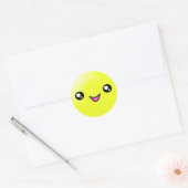 Kawaii Suiker Stippen Lemon Happy Face Sticker (Envelop)