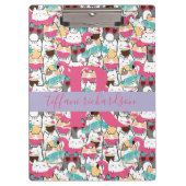 Kawaii Summer Cute Kitty Cats Klembord (Voorkant)