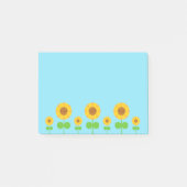 Kawaii Sunflower Post-it® Notes (Voorkant)