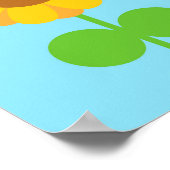 Kawaii Sunflower Poster (Hoek)