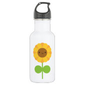 Kawaii Sunflower Waterfles (Voorkant)