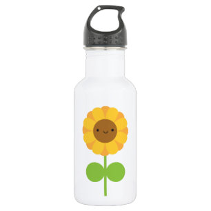Kawaii Sunflower Waterfles