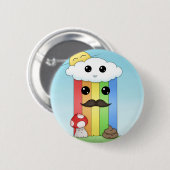 Kawaii Sunny Day Ronde Button 5,7 Cm (Voorkant /achterkant)