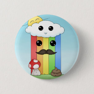 Kawaii Sunny Day Ronde Button 5,7 Cm