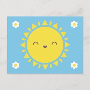 Kawaii Sunny Days Briefkaart