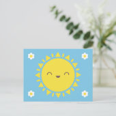 Kawaii Sunny Days Briefkaart (Staand voorkant)