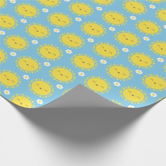 Kawaii Sunny Days Cadeaupapier (Hoek)