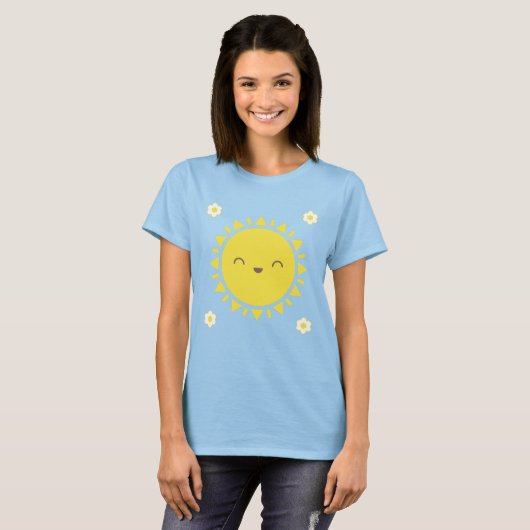 Kawaii Sunny Days T-shirt (Voorkant volledig)