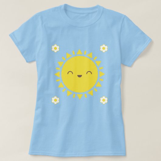 Kawaii Sunny Days T-shirt (Design voorkant)