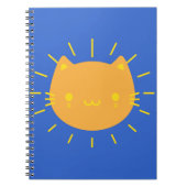 Kawaii Sunshine Cat Notitieboek (Voorkant)