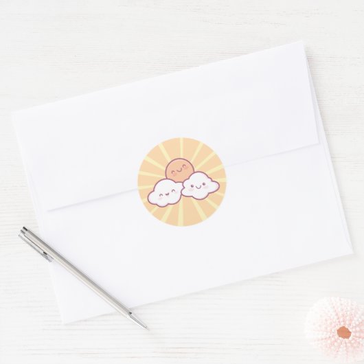 Kawaii Sunshine Stickers (Envelop)
