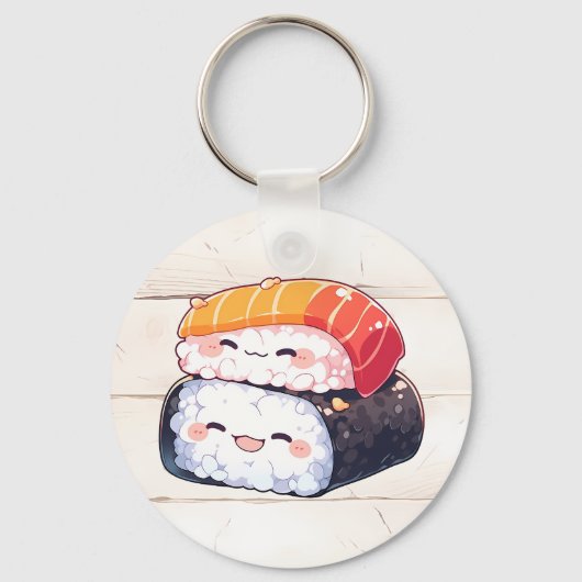 Kawaii sushi #1 sleutelhanger (Voorkant)
