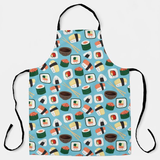 Kawaii Sushi Asian Food Schort (Voorkant)