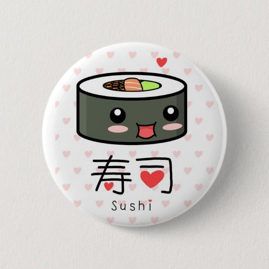 Kawaii Sushi Button (Voorkant)