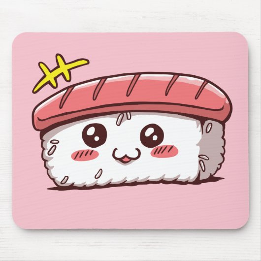 Kawaii Sushi Cute Japans Food Muismat (Voorkant)
