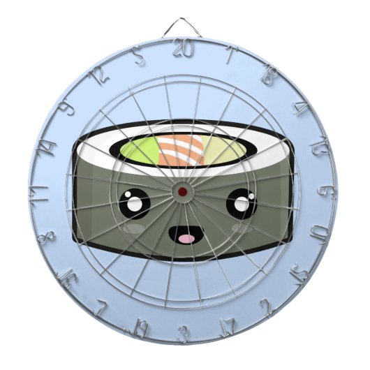 Kawaii Sushi Dartbord (Voorkant)