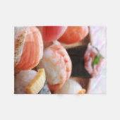Kawaii Sushi Delight – Fleece Blanket Deken (Voorkant (Horizontaal))