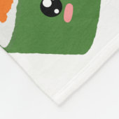 Kawaii Sushi Fleece Deken (Hoek)