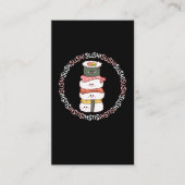 Kawaii Sushi Funny Anime Japans eten Visitekaartje (Voorkant)