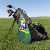 Kawaii Sushi golf spelen Golfhanddoek (Groen)
