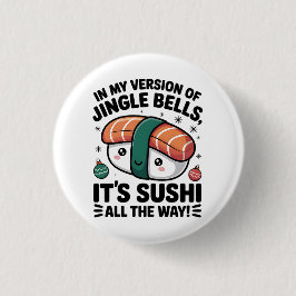 Kawaii Sushi helemaal Ronde Button 3,2 Cm