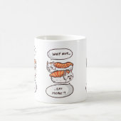 Kawaii sushi kat humor koffiemok (Center)