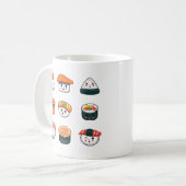 Kawaii sushi  koffiemok (Voorkant links)