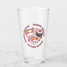 Kawaii sushi met grappige quotes voor zwarte minna