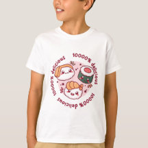 Kawaii sushi met grappige quotes voor zwarte minna