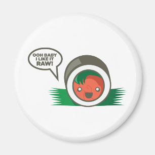 Kawaii Sushi- Ooh Baby ik vind het leuk Raw Magneet