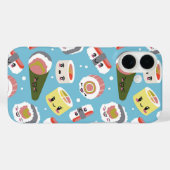 Kawaii Sushi Party Case-Mate iPhone Case (Achterkant (horizontaal))